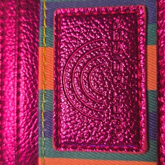 Kurt Geiger NWT Card Holder Metallic Pink and Multicolor - Picture 7 of 7